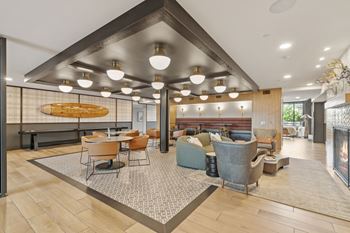 Coffee bar and co-working lounge